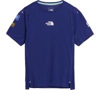 The North Face - Ropa trail running mujer - W Summit High Trail SS Graphic Bold Blue para Mujer - Talla XS - Azul Azul XS
