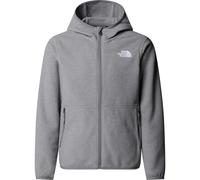 The North Face Glacier Fz Hoodie Chaqueta para niños Tnf Mid Grey Heather 10 años