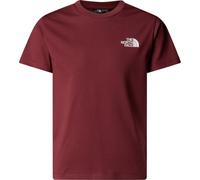 THE NORTH FACE Teen Simple Dome Regular Ss Tee - Niño - Violeta / Rojo - talla 12 años- modelo 2026