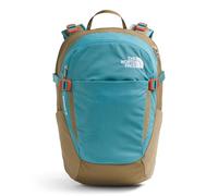 THE NORTH FACE Unisex Basin 15L Mochila River Ice/Cedar/Lava Re | Mochila unisex, correa de esternón, accesorio para bastón de senderismo