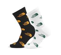The North Face Unisex Everyday Crew Logo - 2P Calcetines Tnf Black/Summit Gold/T L