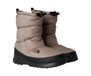 THE NORTH FACE Unisex Nuptse Traction Bootie Mushroom Grey/Tnf Black 45 1/3