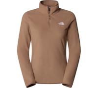 THE NORTH FACE W 100 Glacier 1/4 Zip - Eu - Mujer - Marrón - talla XS- modelo 2025