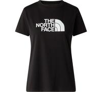 THE NORTH FACE - Camiseta Slim Half Dome Evolución de Mujer - Tejido Suave y Transpirable de Poliéster y Algodón - Prenda Ideal para Capa Diaria - Corte Ajustado - TNF Black, M