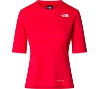 The North Face - W Shadow SS Hibiscus para Mujer - Talla 120-129 - Rojo Rojo 120-129