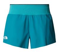 THE NORTH FACE NF0A8BB65A2 W Summit PACESETTER 3IN Short Shorts Mujer Galactic Blue-Deep Teal Tamaño M