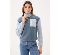 The North Face - Forros polares mujer - W Yumiori 1/4 Zip Granite Grey Frost Grey para Mujer - Talla XS - Azul Azul XS