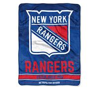 The Northwest Company Manta con Licencia Oficial de NHL Break Away de Micro Raschel, Multicolor, Azul, 46" x 60"