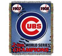 The Northwest Company MLB Chicago Cubs Woven Tapestry Throw Blanket 4