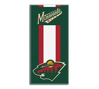 The Northwest Company Toalla de Playa con Licencia Oficial de NHL Zone Read, 30 x 60 Pulgadas, Multicolor, Iron Range Rojo, 30" x 60"