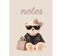 The Nostalgia Edit - Taupe Notes: Cute Minimalist Teddy Bear Notebook for Journaling, School & Everyday Writing