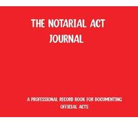 The Notarial Act Journal- Red
