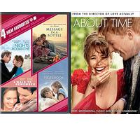 The Notebook + About Time Romance Movies DVD A walk to Remember / Nights in Rodanthe / Message in a Bottle Set Double Love Twice as Much