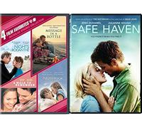The Notebook + Safe Haven Romance Movies DVD A walk to Remember / Nights in Rodanthe / Message in a Bottle Set Double Love Twice as Much 5 movie pack