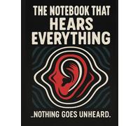 The Notebook That Hears Everything: Eerie Grid Paper Journal | 8.5 x 11 | 100 Pages | For Writers, Planners & Those Who Listen Closely