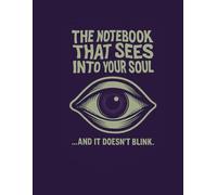 The Notebook That Sees Into Your Soul: Psychedelic Graph Paper Notebook | 8.5 x 11 | 100 Pages | For Thinkers, Dreamers & Observers