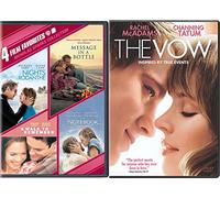The Notebook + The Vow Romance Movies DVD A walk to Remember / Nights in Rodanthe / Message in a Bottle Set Double Love Twice as Much