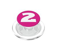 The Number 2 Two Sports Team - Impresión Trasera de cumpleaños a Juego PopSockets PopGrip para MagSafe