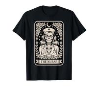 The Nurse Skeleton Tarot Card Funny Nursing Nurse RN LPN NP Camiseta