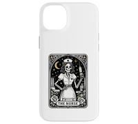 The Nurse Tarot Skeleton Night Shift RN Vintage Graphic Carcasa para iPhone 14 Plus