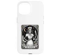 The Nurse Tarot Skeleton Night Shift RN Vintage Graphic Carcasa para iPhone 15