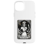 The Nurse Tarot Skeleton Night Shift RN Vintage Graphic Carcasa para iPhone 15 Plus