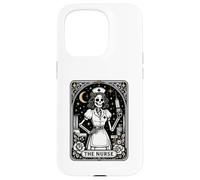 The Nurse Tarot Skeleton Night Shift RN Vintage Graphic Carcasa para iPhone 15 Pro