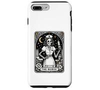 The Nurse Tarot Skeleton Night Shift RN Vintage Graphic Carcasa para iPhone 7 Plus/8 Plus