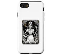 The Nurse Tarot Skeleton Night Shift RN Vintage Graphic Carcasa para iPhone SE (2020) / 7/8