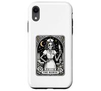 The Nurse Tarot Skeleton Night Shift RN Vintage Graphic Carcasa para iPhone XR
