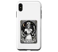 The Nurse Tarot Skeleton Night Shift RN Vintage Graphic Carcasa para iPhone XS MAX