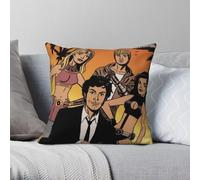 The O.C. Seth Cohen Adam Brody - Funda de almohada cuadrada de poliéster y lino, terciopelo, con cremallera, decorativa, para sofá, funda de cojín
