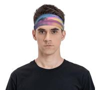 The Ocean - Diadema deportiva unisex, transpirable y húmeda, adecuada para correr, ciclismo, yoga, esperar deportes