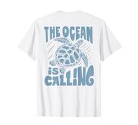 The Ocean IS Calling X Nature Beach Turtle Tortuga Camiseta