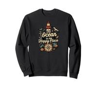 The Ocean Is My Happy Place Lighthouse Nautical Design Sudadera