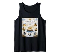 The Odyssey World Tour Diseño de Aventura de mitología Griega Camiseta sin Mangas