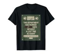 The Office 0 Days Without Accident Sign Camiseta