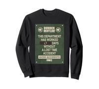 The Office 0 Days Without Accident Sign Sudadera