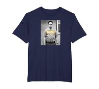 The Office Barra Falsa de Dwight Camiseta, Hombre Tallas Grandes, Azul Marino, 2X Alto