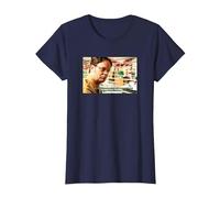 The Office Cita de Dwight Snowball Camiseta, Mujer, Azul Marino, XL