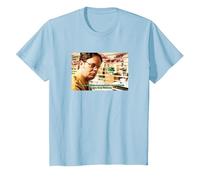 The Office Cita de Dwight Snowball Camiseta, Niños, Azul Bebé, 10 años