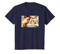 The Office Cita de Dwight Snowball Camiseta, Niños, Azul Marino, 3 años