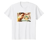 The Office Cita de Dwight Snowball Camiseta, Niños, Blanco, 6 años