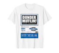 The Office Dunder Mifflin Copy Paper Label Camiseta
