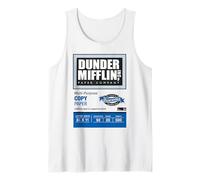 The Office Dunder Mifflin Copy Paper Label Camiseta sin Mangas