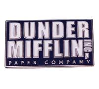 The Office Dunder Mifflin Inc Paper Company Logo Comedy TV Show Michael Scott Dwight 1.4 pulgadas Pin, 1.4 Inches, Esmalte, Esmalte
