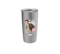 The Office Dwight Love Is In The Air? False Vaso térmico de acero inoxidable de doble pared