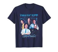 The Office Dwight Schrute Heartthrob - Producto Oficial Camiseta, Hombre, Azul Marino, XL