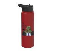 The Office Halloween Stanley Hudson Fish Costume Stainless Steel Insulated Water Bottle