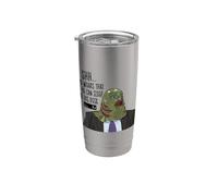 The Office Halloween Stanley Hudson Fish Costume Vaso térmico de acero inoxidable de doble pared
